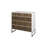 BYRÅ LINE 6824 3L + 3L, BURNED WALNUT