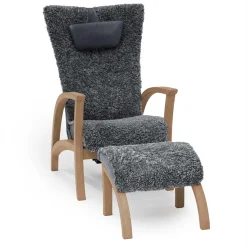 FÅTÖLJ EKENÄS + PALL 2.0