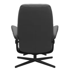 FÅTÖLJ STRESSLESS CONSUL STAR M + PALL - LÄDER