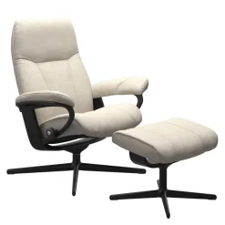 FÅTÖLJ STRESSLESS CONSUL STAR M + PALL - TYG