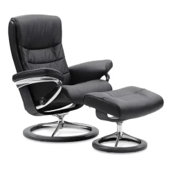 FÅTÖLJ STRESSLESS NORDIC + PALL