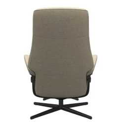 FÅTÖLJ STRESSLESS PHILIP CROSS + PALL - TYG