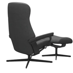 FÅTÖLJ STRESSLESS PHILIP CROSS + PALL - TYG