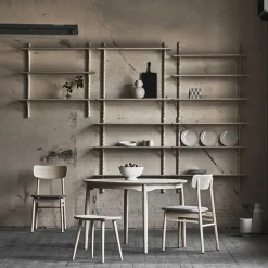 Matbord Carl 6171 - Vit björk