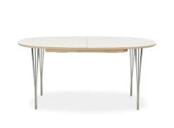 MATBORD TIMELESS 1 - VIT/METALL