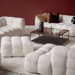 MODULSOFFA CREAM - 2-SITS ARMSTÖD HÖGER