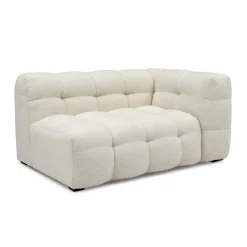 MODULSOFFA CREAM - 1,5-SITS MED ARMSTÖD HÖGER