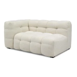 MODULSOFFA CREAM - 1,5-SITS MED ARMSTÖD VÄNSTER