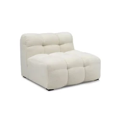 MODULSOFFA CREAM - 1-SITS UTAN ARMSTÖD