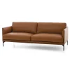 SOFFA JUSTIN - 3-SITS - LÄDER