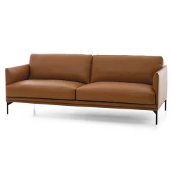 SOFFA JUSTIN - 3-SITS - LÄDER